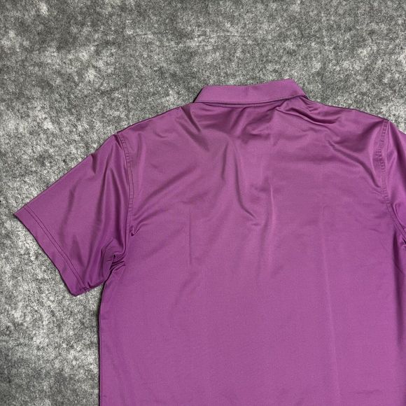 Peter Millar Summer Comfort Polo Shirt Men L Purple Performance Golf - Picture 9 of 13